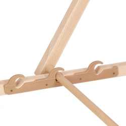 Záhradné drevené lehátko SPRINGOS TORINO svetlo šedé