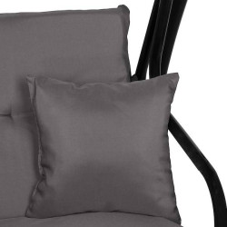 Záhradná hojdačka SPRINGOS LINDA 4-miestna, šedá