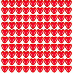 Párty balóniky SRDCE, červené, súprava 100ks SPRINGOS PS0036