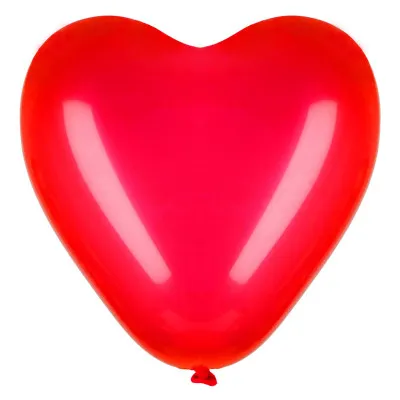 Párty balóniky SRDCE, červené, súprava 100ks SPRINGOS PS0036