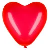 Párty balóniky SRDCE, červené, súprava 100ks SPRINGOS PS0036