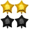 Sada narodeninových balónikov 40, čierno-zlaté SPRINGOS PS0023