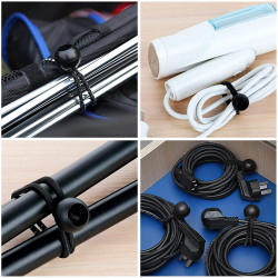 Napínacia guma s guličkou, sada 10ks SPRINGOS GA0033