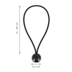 Napínacia guma s guličkou, sada 10ks SPRINGOS GA0033