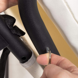 Záhradná hojdačka SPRINGOS BOHEMA 4-miestna, krémová