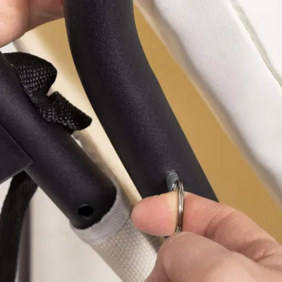 Záhradná hojdačka SPRINGOS BOHEMA 4-miestna, krémová