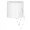 Kvetináč so stojanom 19 cm, biely SPRINGOS ARTON