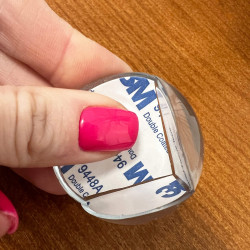 Samolepiace silikónové rohy 3x2,5 cm, súprava 10ks SPRINGOS HA5124