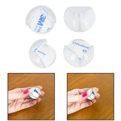 Samolepiace silikónové rohy 4x2 cm, sada 4ks SPRINGOS HA5125