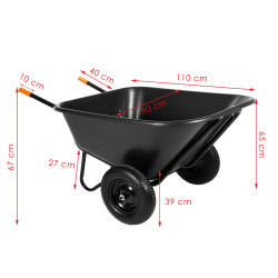 Záhradné koliesko 300l MAXI SPRINGOS GA0013
