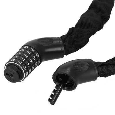 Reťazový zámok na bicykel, číselný SPRINGOS BA0028