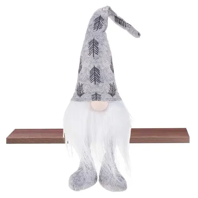 Škriatok GNOM so šedou čiapkou 37 cm