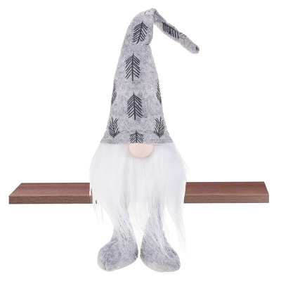 Škriatok GNOM so šedou čiapkou 37 cm