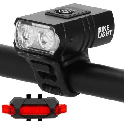 LED svetlá na bicykel, sada SPRINGOS BA0058