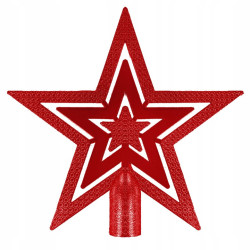 Maxi 101 dielna sada vianočných ozdôb červeno-zlatá