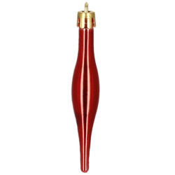 Maxi 53 dielna sada vianočných ozdôb červená