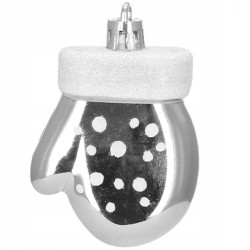 Maxi 77 dielna sada vianočných ozdôb strieborná