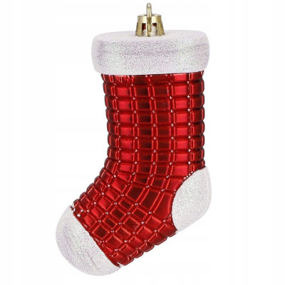 Maxi 72 dielna sada vianočných ozdôb červená