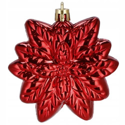 Maxi 72 dielna sada vianočných ozdôb červená