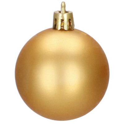 Maxi 72 dielna sada vianočných ozdôb zlatá