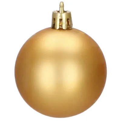 Maxi 72 dielna sada vianočných ozdôb zlatá