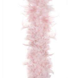 Vianočná reťaz Girlanda 1,8m z pravého peria staroružová