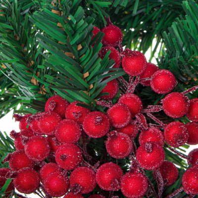 Vianočné jarabiny zmrznuté červené sada 200ks