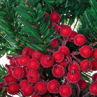 Vianočné jarabiny zmrznuté červené sada 200ks