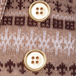 Vianočný sob nasatviteľný 42-67 cm, béžovo-hnedý