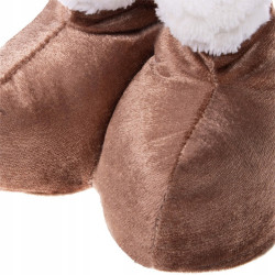 Vianočný sob nasatviteľný 42-67 cm, béžovo-hnedý