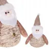 Vianočné Santa Claus 22 cm, béžovo-hnedý