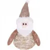 Vianočné Santa Claus 22 cm, béžovo-hnedý