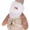 Vianočné Santa Claus 22 cm, béžovo-hnedý