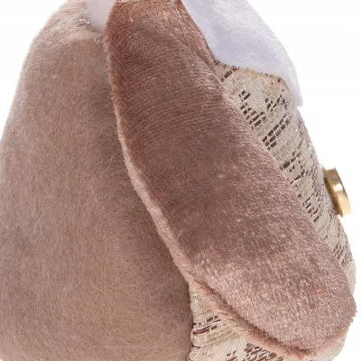 Vianočné Santa Claus 22 cm, béžovo-hnedý