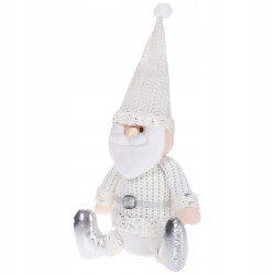 Vianočné Santa Claus 43 cm, biely
