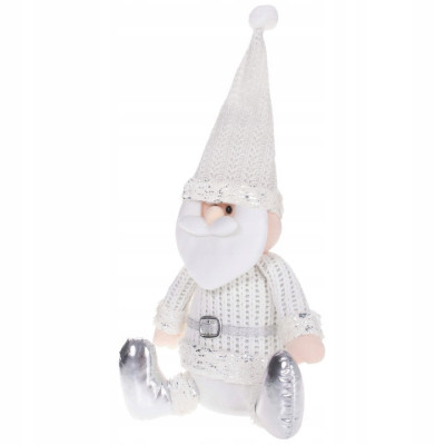 Vianočné Santa Claus 43 cm, biely