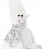 Vianočné Snehuliak 43 cm, biely