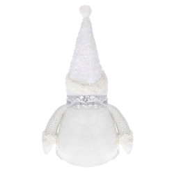 Vianočné Snehuliak 43 cm, biely