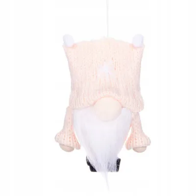 Škriatok GNOM s béžovou čiapkou 8 cm