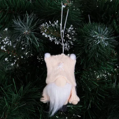 Škriatok GNOM s béžovou čiapkou 8 cm