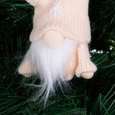 Škriatok GNOM s béžovou čiapkou 8 cm