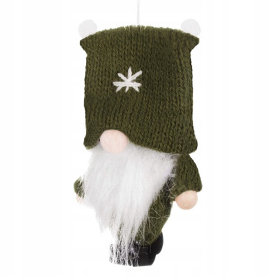 Škriatok GNOM so zelenou čiapkou 8 cm