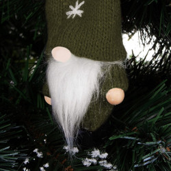 Škriatok GNOM so zelenou čiapkou 8 cm