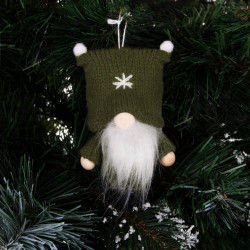 Škriatok GNOM so zelenou čiapkou 8 cm