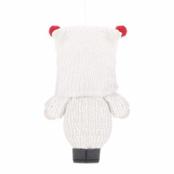 Škriatok GNOM s bielou čiapkou 8 cm