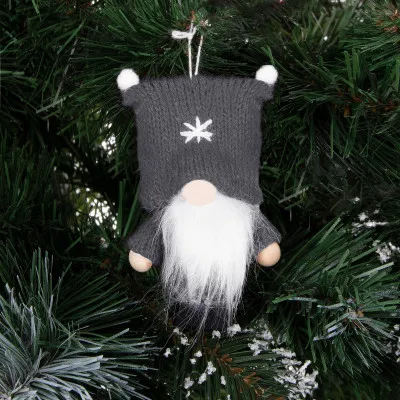 Škriatok GNOM s tmavo šedou čiapkou 8 cm