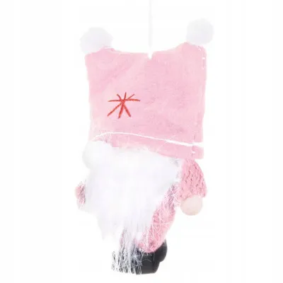 Škriatok GNOM s ružovou čiapkou 8 cm