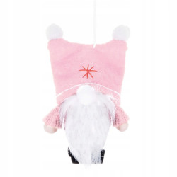 Škriatok GNOM s ružovou čiapkou 8 cm