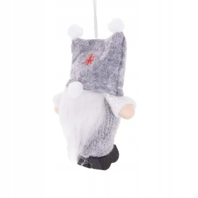 Škriatok GNOM so šedou čiapkou 8 cm