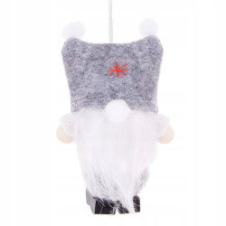 Škriatok GNOM so šedou čiapkou 8 cm